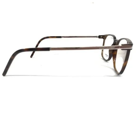 Saint Laurent Eyeglasses Frames SL230 004 Brown Tortoise Silver Square 53-16-145 - Picture 4 of 11